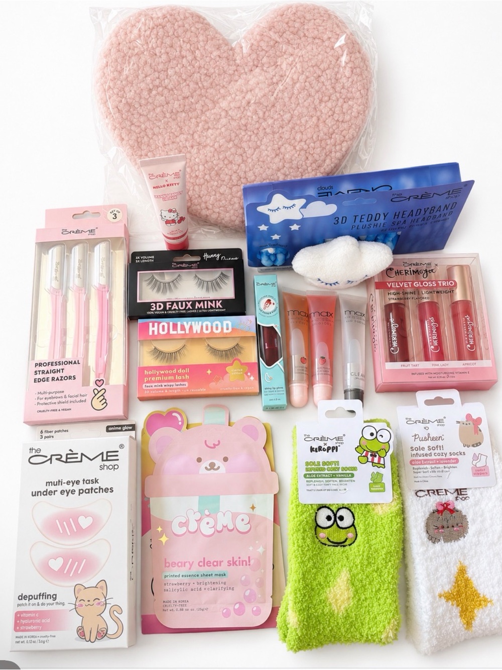 The Crème Shop 14 piece beauty bundle